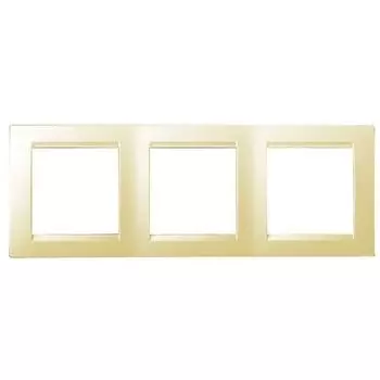 1500630-031 Рамка универсальная, 3 поста, слоновая кость Simon 15