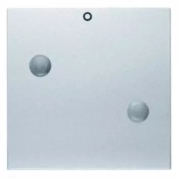 15731404 Прикручивающаяся клавиша с надписью "0" цвет: алюминий, матовый B.1/B.7 Glas Berker