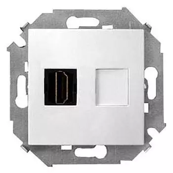 1591407-030 Розетка HDMI, белый Simon 15
