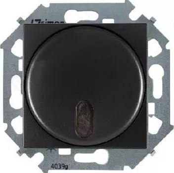 1591713-038 Светорегулятор с управлением от ИК пульта, проходной, 500Вт, 230В, винтовой зажим, графит Simon 15