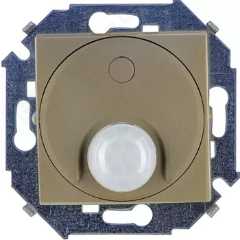 1591721-034 Выключатель с датчиком движения 500 Вт, 230 В, винтовой зажим, шампань Simon 15