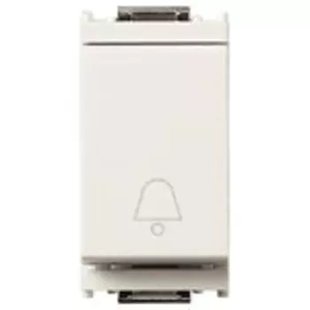 16080.C.B Кнопка 1p no 10a с симв "звонок" белая Vimar Idea