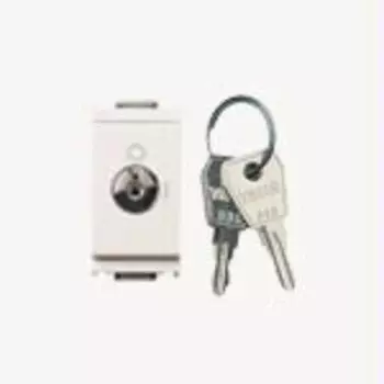 16165.CU.B Выключатель 2p 16ax с ключом унифиц белый Vimar Idea