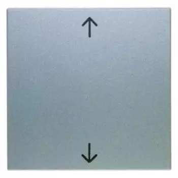 16201414 Перекидной выключатель с оттиском Стрелки цвет: алюминий, матовый B.1/B.7 Glas Berker