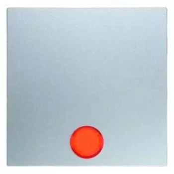 16211404 Клавиша в комплекте с 5 линзами цвет: алюминий, матовый B.1/B.7 Glas Berker