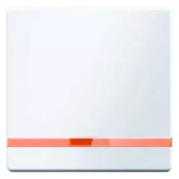 16216089 Клавиша выключателя с линзой цвет: полярная белизна, с эффектом бархата, Q.1 Berker