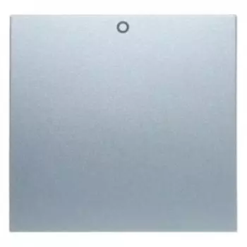 16221404 Клавиша с надписью "0" цвет: алюминий, матовый B.1/B.7 Glas Berker