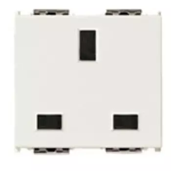 16260.B Розетка 2p+t 13a англия белая Vimar Idea