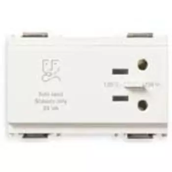 16290.B Розетка для электробритвы белая Vimar Idea