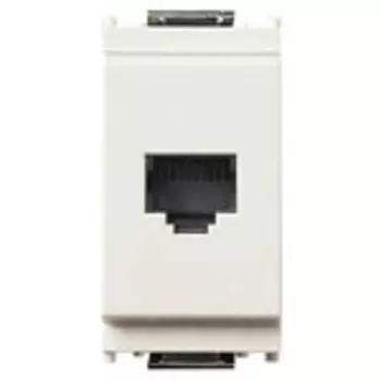 16335.B Розетка для штеккера rj11 белая Vimar Idea