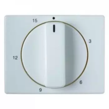 16340069 Центральная панель с регулировкой для механических таймеров цвет: полярная белизна, с блеском Arsys Berker