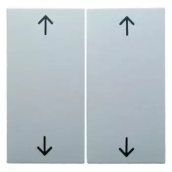 16448989 Клавиши с оттиском "Стрелки" цвет: полярная белизна, с блеском S.1/B.3/B.7 Glas Berker