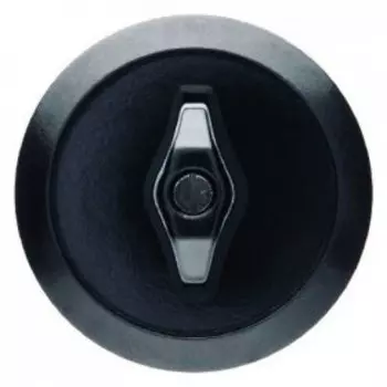 164701 Центральная панель с ручкой цвет: черный, с блеском серия 1930, Glasserie, Palazzo Berker