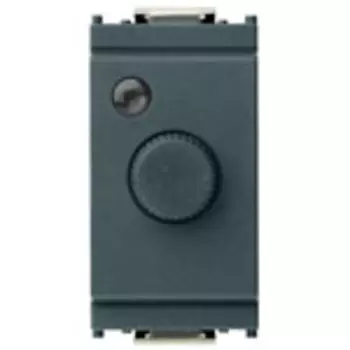 16556 Регулятор активных нагр без фильтра 60 - 900w серый Vimar Idea