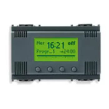 16582 Часы-программатор на 1 канал серый Vimar Idea