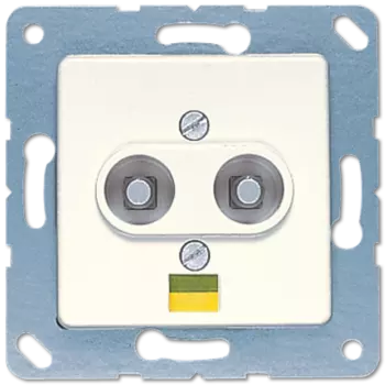 165-2 Розетка штепсельная для выравнивания потенциало слоновая кость Jung