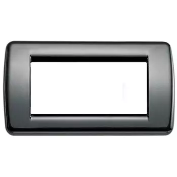 16754.11 Рамка Idea Rondo Черный 4 модуля Vimar