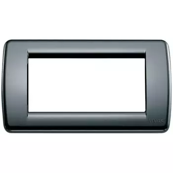 16764.16 Рамка Idea Rondo Черный 4 модуля Vimar