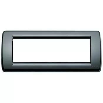 16766.16 Рамка Idea Rondo Черный 6 модулей Vimar