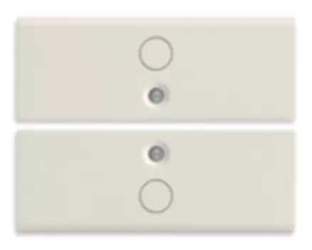 16842.0.B 2 половинки двухмодульной клавиши с символом "о", белые Vimar Idea