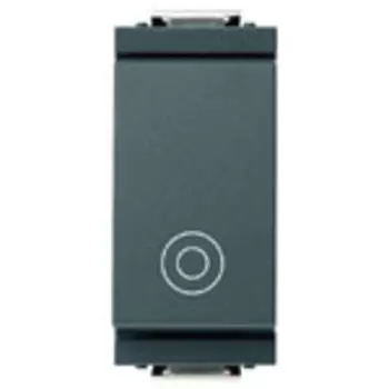 17010 Кнопка 1p no 10a серая Vimar Idea