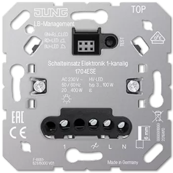 1704ESE Электронная вставка 1 канал Jung