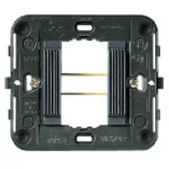 17081 Суппорт 1 модуль c защелками серый Vimar Idea