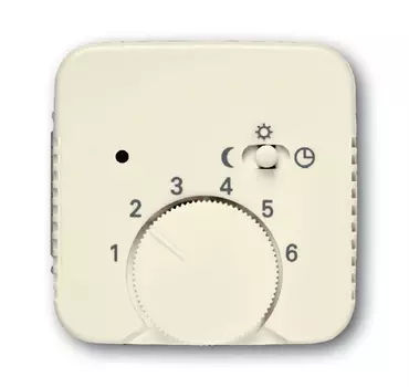 1710-0-3555 (1795-212), Плата центральная (накладка) для механизма терморегулятора (термостата) 1095 U, 1096 U Busch-Duro 2000 SI слоновая кость, ABB