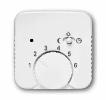 1710-0-3556 (1795-214), Плата центральная (накладка) для механизма терморегулятора (термостата) 1095 U, 1096 U, серия Reflex SI/SI linear, альпийский белый, ABB