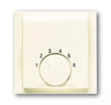 1710-0-3745 (1794-72), Плата центральная (накладка) для механизма терморегулятора (термостата) 1094 U, 1097 U, серия impuls, цвет слоновая кость, ABB