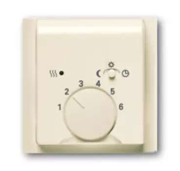 1710-0-3746 (1795-72), Плата центральная (накладка) для механизма терморегулятора (термостата) 1095 U, 1096 U, серия impuls, цвет слоновая кость, ABB