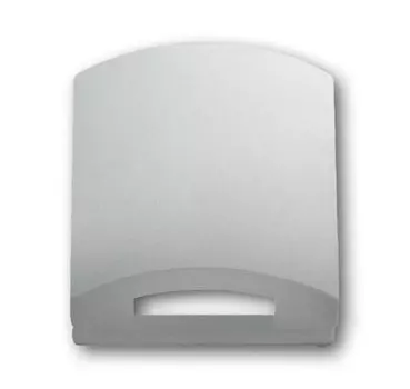 1710-0-3769 (1746-866), Плата центральная (промежуточное кольцо) с откидной крышкой для 50x50 мм телекоммуникационных вставок/механизмов AMP, Brand-Rex, Rutenbeck, BTR, Telegartner, серия pur/сталь, ABB