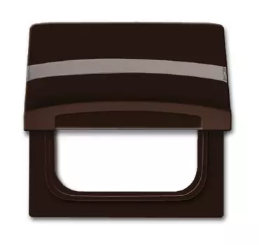 1710-0-3786 (2118 GKN-31), Плата промежуточная с крышкой для центральных плат серий Busch-Duro 2000 SI и Reflex SI, с полем для надписи, IP44, серия Allwetter 44, цвет коричневый, ABB