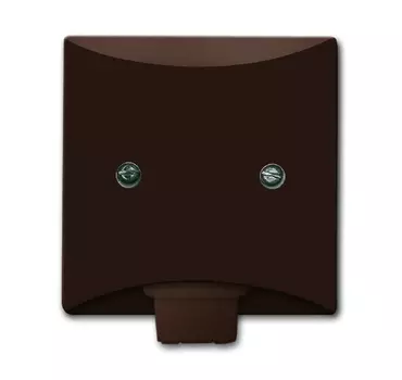 1710-0-3797 (2133-31), Плата центральная с суппортом, с выводом для кабеля (до 5 х 2.5 мм), с компенсатором натяжения, IP44, серия Allwetter 44, цвет коричневый, ABB