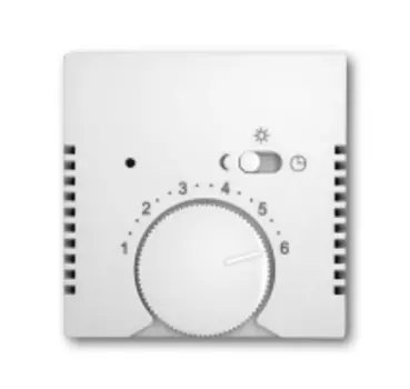 1710-0-3867 (1795-94-507), Накладка (центральная плата) для терморегулятора 1095 U/UF-507, 1096 U, Basic 55, альпийский белый, ABB