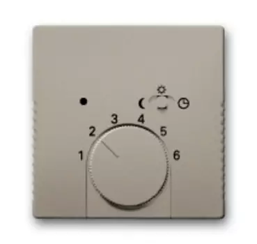 1710-0-3931 (1795-93-507), Плата центральная (накладка) для терморегулятора 1095 U/UF-507, 1096 U, серия Basic 55, цвет шампань, ABB