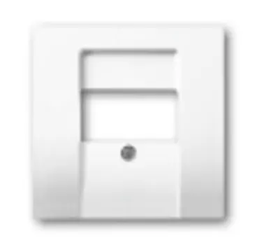 1710-0-3992 (1766-84-500), Плата центральная (накладка) для механизмов UAE/TAE, для 0247 и 0248, цвет davos/альпийский белый, ABB