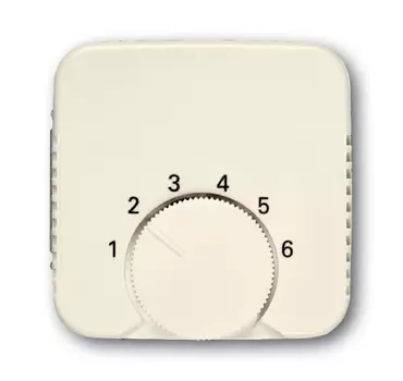 1710-0-3995 (1794-212-500), Плата центральная (накладка) для механизма терморегулятора (термостата) 1094 U, 1097 U, серия Busch-Duro 2000 SI, цвет слоновая кост, ABB