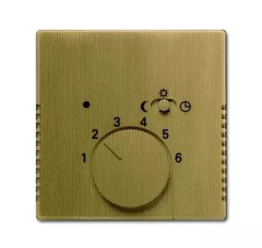 1710-0-4088 (1795-840-500), Плата центральная (накладка) для механизма терморегулятора (термостата) 1095 U, 1096 U, серия Династия, Латунь античная, ABB