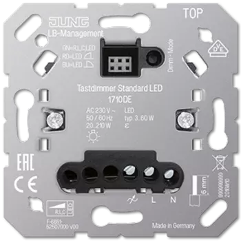 1710DE Клавишный LED диммер «стандарт» Jung