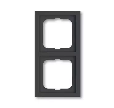 1722-181K Рамка Future Антрацит 2-постовая ABB