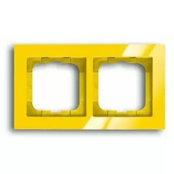1722-285 Рамка Axcent Желтый 2-постовая ABB