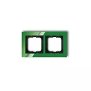 1722-286 Рамка Axcent Зеленый 2-постовая ABB