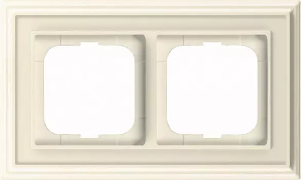 1722-832-500 Рамка Dynasty Слоновая кость 2-постовая ABB