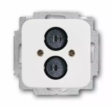 1723-0-0162 (2147 U-214), Розетка для громкоговорителя, серия Reflex SI, цвет альпийский белый, ABB