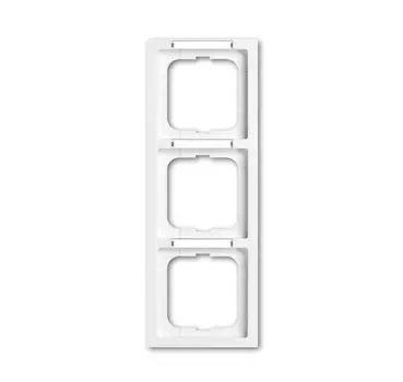 1723-184 NSK Рамка с полем для надписи и шильдиком Future Альпийский белый 3-постовая ABB