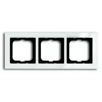 1723-284 Рамка Axcent Белый 3-постовая ABB