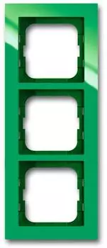 1723-286 Рамка Axcent Зеленый 3-постовая ABB