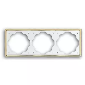 1723-73 Рамка Impuls Золото 3-постовая ABB