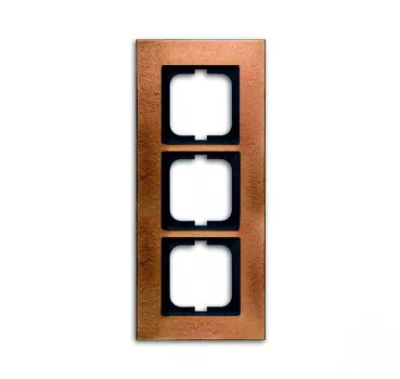 1723-821 Рамка Carat Бронза 3-постовая ABB